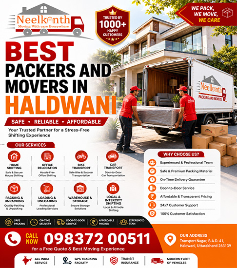 best packers movers haldwani